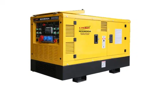 350A 30 kW Diesel-Schweißgenerator Workstation Motorbetriebener Schweißer Power Welder