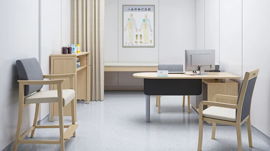 Modernes Design für 2-Personen-Arztbüro-Computerarbeitsplatz